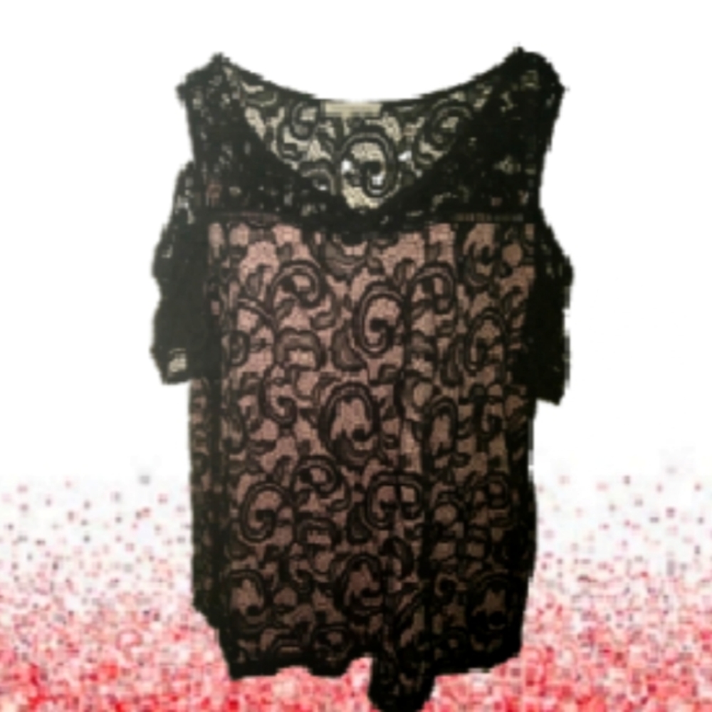 Perception Concepts Size XL Open Shoulder Top